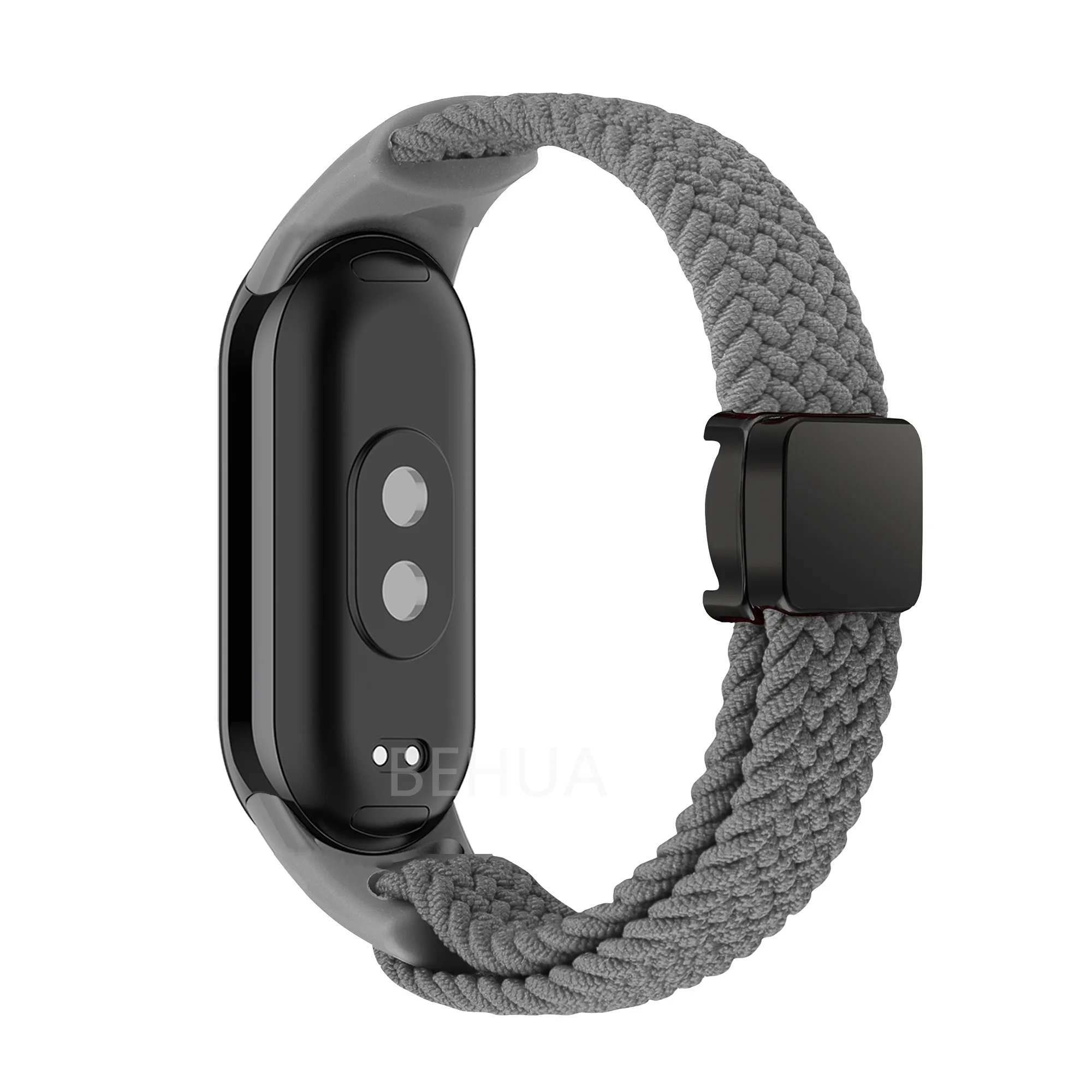 Braided Nylon Elastic Weave Smart Watch Band Strap in Multicolor