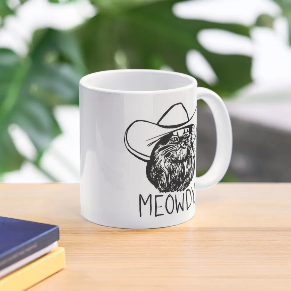 

Meowdy Texas Cat Meme Coffee Mug Kawaii Cups Cups Of Tourist Tea Cups Mug