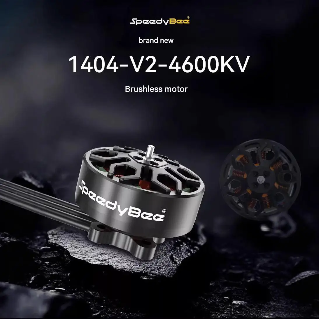 1404 4600KV Brushless Motor Bee25 2.5-inch FPV Crossover Aircraft Model