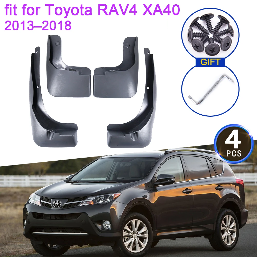 For Toyota Rav4 Rav 4 Xa40 2013 2014 2015 2016 2017 2018 Mud Flaps Mudguards Splash Guards Fender Flare Wheel Car Accessories - Mudguards - AliExpress