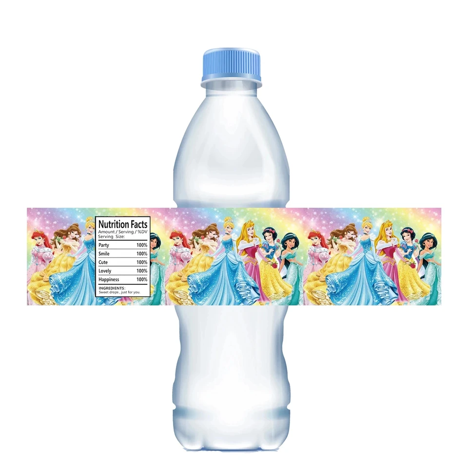 10-30pc-water-bottle-labels-for-disney-princess-birthday-party-decoration-princess-personalized-stickers-baby-shower-party-gifts-aliexpress