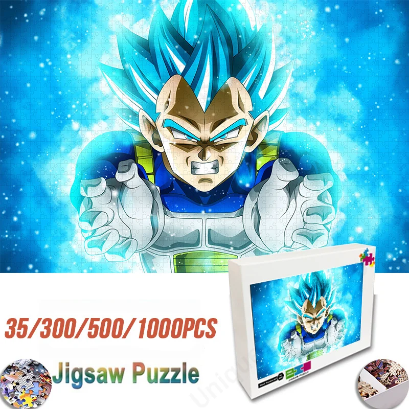 35/300/500/1000Pcs Dragon Ball Wooden Puzzle Jigsaw Personalized Jigsaw Puzzle Picture Diy Toys for Adults Home Decoration