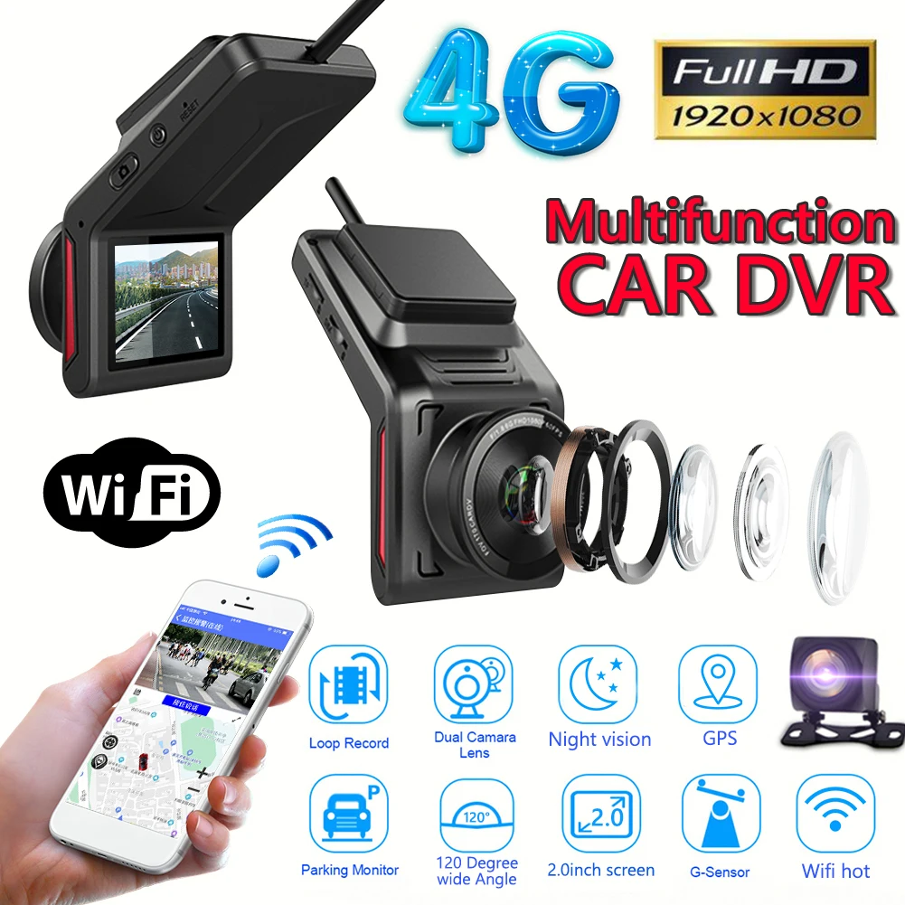 Phisung K18  ķ, 4G LTE WiFi  ī޶, ڵ DVR  ڴ, GPS ΰ  ķ, Ĺ ī޶, 24 ð  