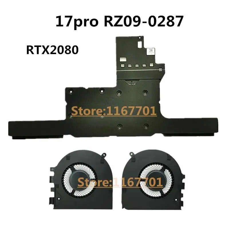 New Original Laptop CPU/GPU Cooler Radiator Heatsink Fan For Razer