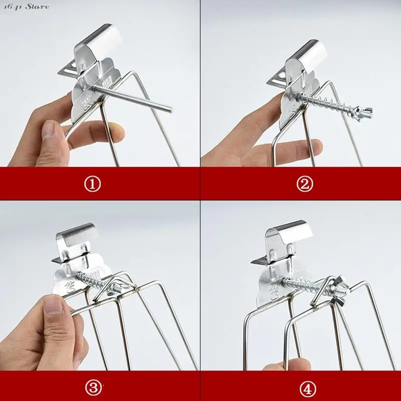Stainless Steel Chicken Roast Duck Clip Hook Board Shelf Beer Oven Grill Bbq Barbecue Net Cured Duck Burning Tool Bbq Skewers 1x bbq skewers