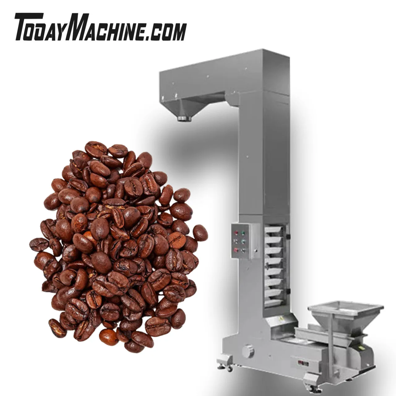 

Automatic Grain Food Z Type Bucket Conveyor Elevator with Vibration Feeder