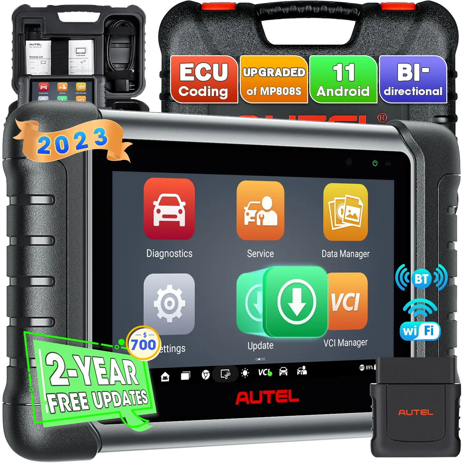 Autel MaxiPRO MP808BT PRO Auto Diagnostic All System Scanner Upgrade of  DS808, Same Function as MS906, MP900BT - AliExpress