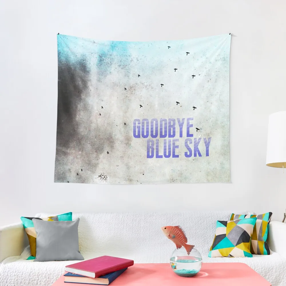 Goodbye 푸른 하늘 태피스트리 침실 장식, 미적 방 장식 