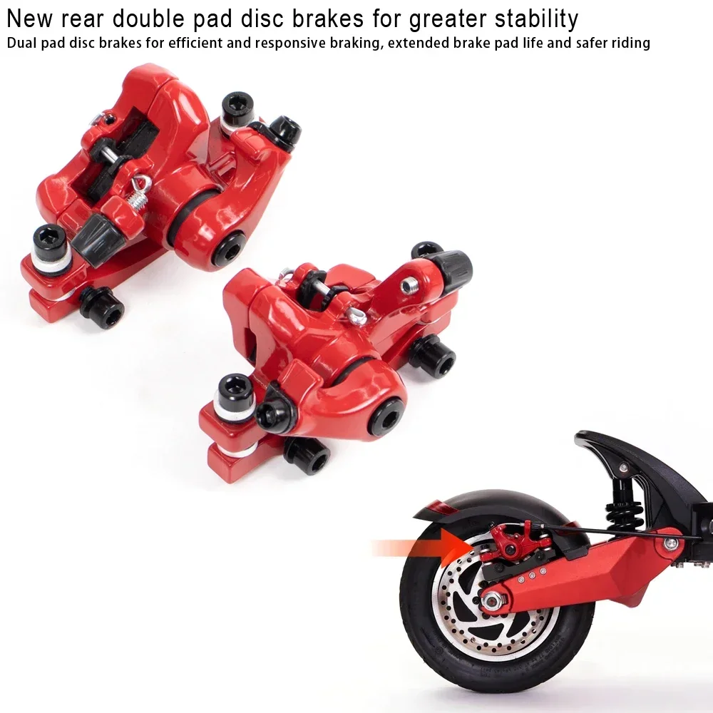 Description Picture 3 of itemElectric Scooter Front/Rear Disc Aluminum Alloy Mechanical Brakes Calipers And Brake Pads Parts For Dualtron VSETT Zero10X