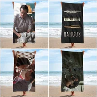 P-Pablo Escobar Narcos Towel  Microfiber beach towels absorb water, dry quickly, and are easy and comfortable for yoga swimming 1