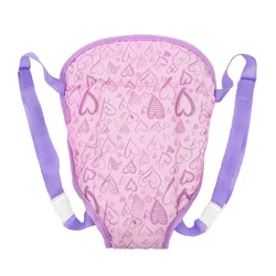 Mini Doll Backpack - Perfect for 18 Inch Dolls and Ideal Birthday Gift (Purper Doll Bag)