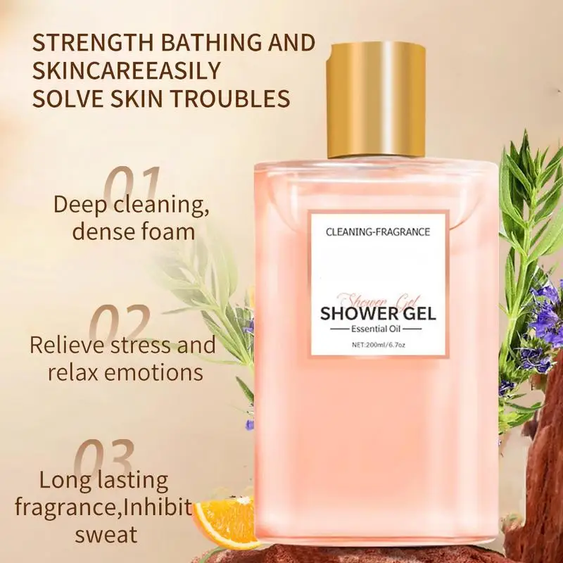 1pcs Elegant Fragrance Shower Gel Deep Nourishing Hydrating Body Lotion Autumn And Winter Necessary Moisturizing Skin Care Gift