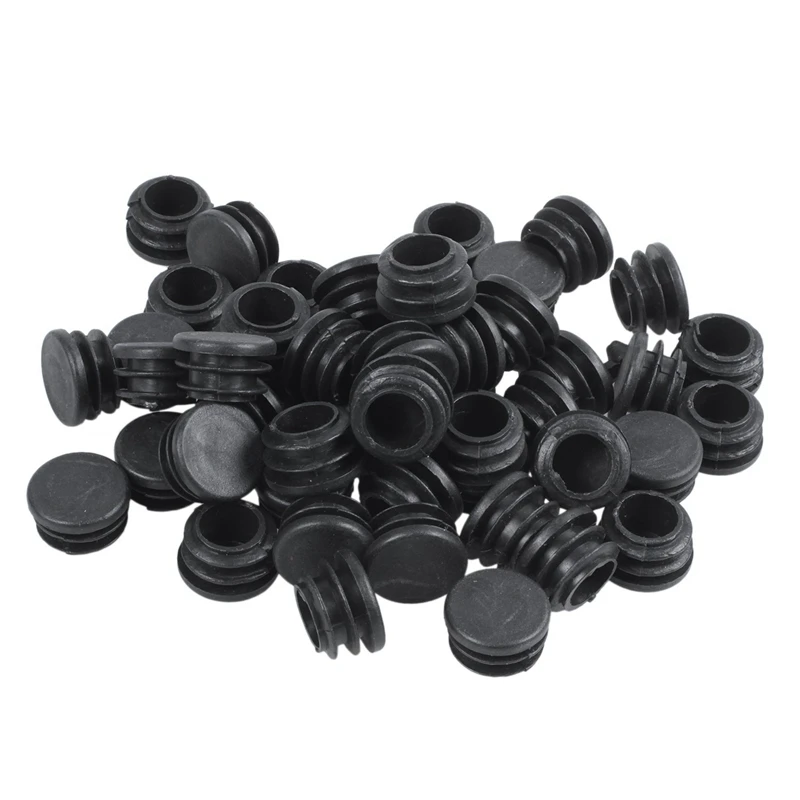 

New Plastic Round Cap Chair Table Legs Ribbed Tube Insert 22Mm Dia 500 Pcs