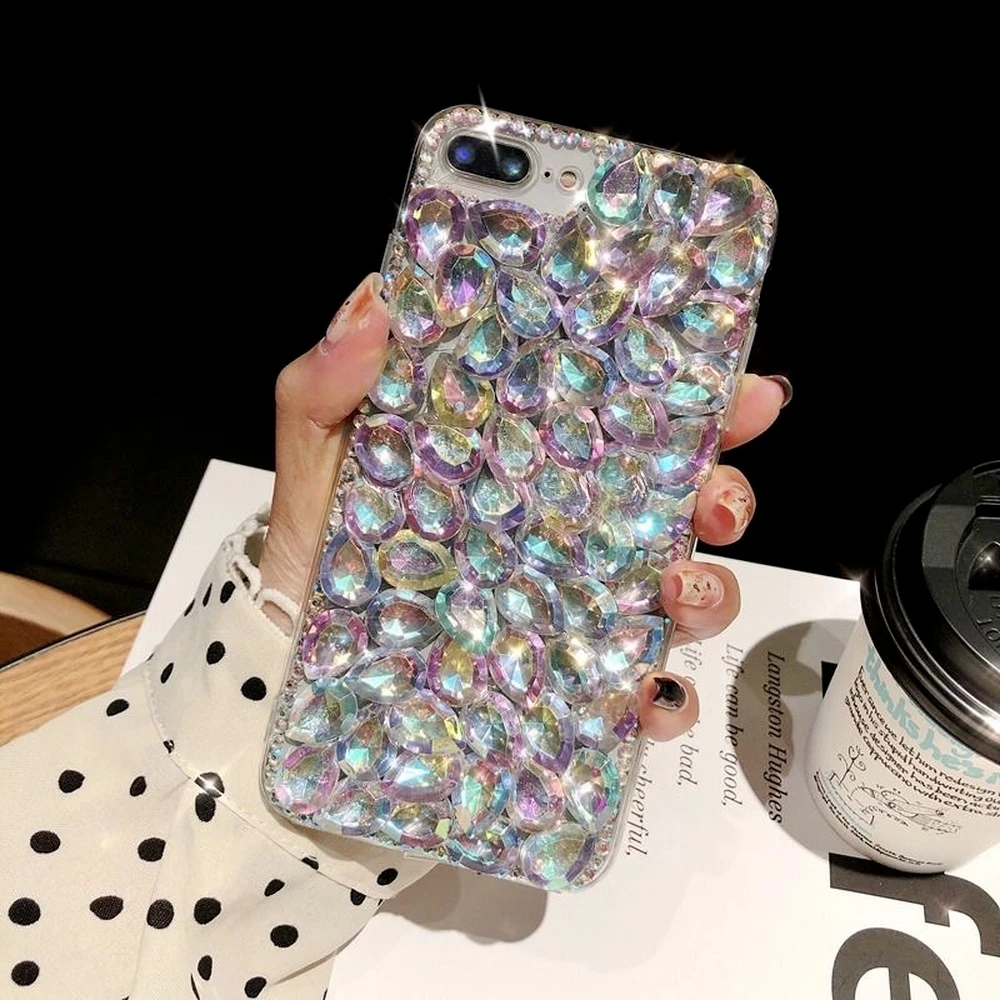 Luxury Glitter Rhinestone Phone Case For Samsung A22 A32 5G A52 A71 A51 A72 A73 A53 A33 A35 A54 A34