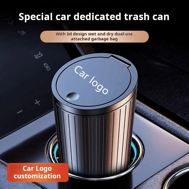Car Garbage Can Car Cup Storage Bucket Front Car Special Storage Water tight Sanitary Bucket