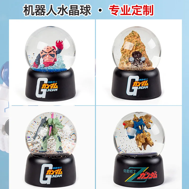 

Japan and South Korea anime movie game robot mecha resin crystal snowflake ball 15 years professional custom factory.