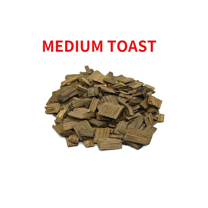 Toasted Oak Wood Chips 100g for Home Brewing Ageing Alcohol Beer Wine Whiskey Brandy Provide The Flavor Of Barrel toasted oak wood chips