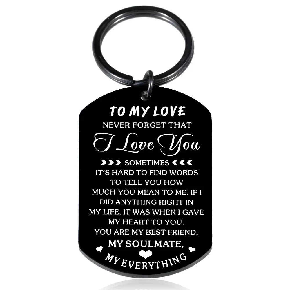 

Couple Love Keychain Valentine Day Romantic Gift For Boyfriend Girlfriend Men Women Wedding Anniversary Christmas Gift Key Chain