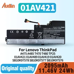 High-Capacity Laptop Internal Battery for Lenovo ThinkPad Series (01AV421 11.46V 24Wh)