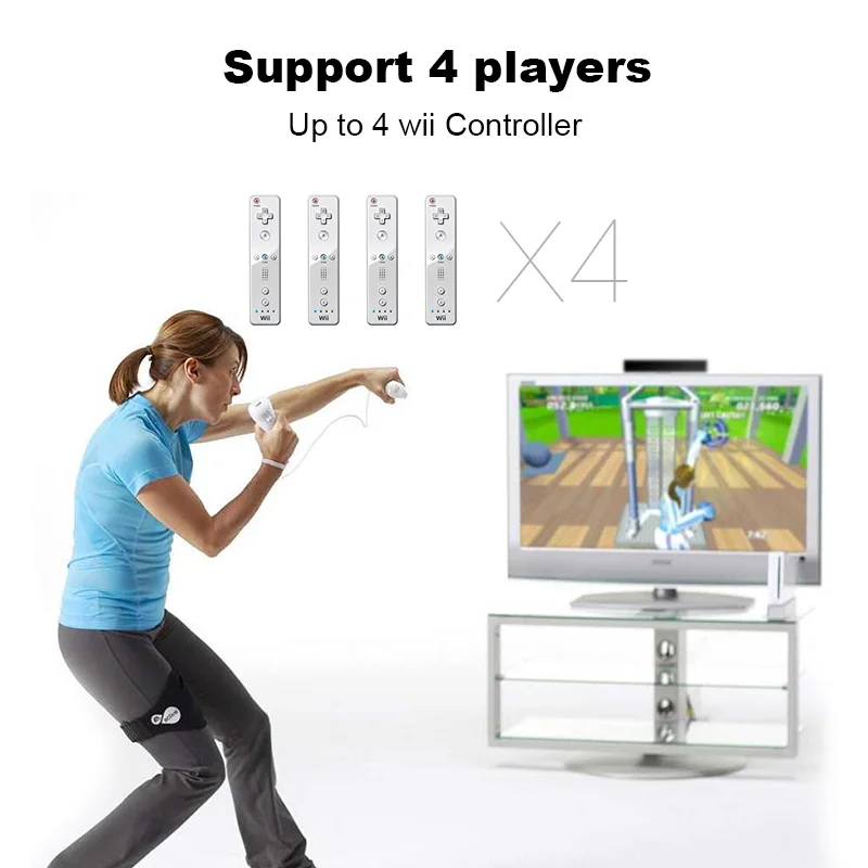 Data Frog Wireless Infrared IR Signal Ray Sensor Receiver Bar For Wii Replacement Sensor Bar for Wii/Wii U Game Console USB Plug