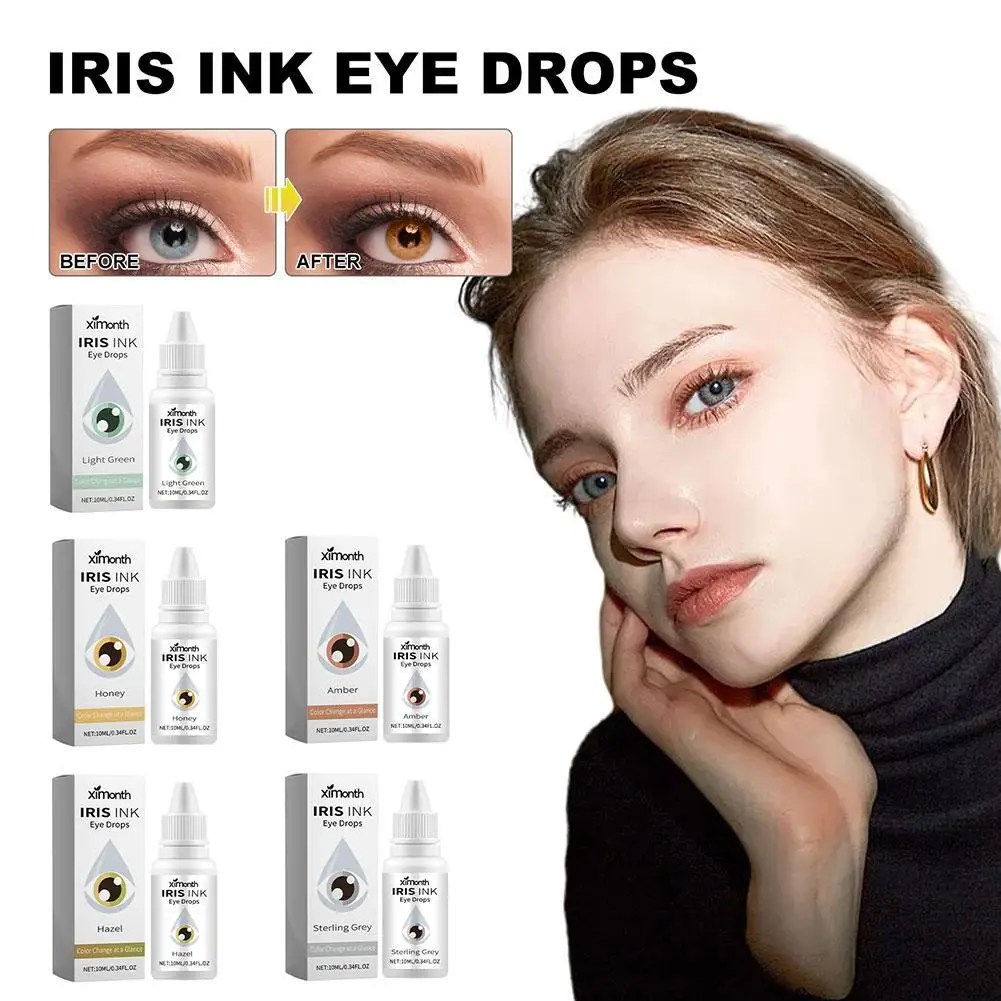

Color Changing Eye Drops for Long Lasting Lighten and Brighten Your Eye Color 10ml/Bottle Safe Mild and Non Irritating