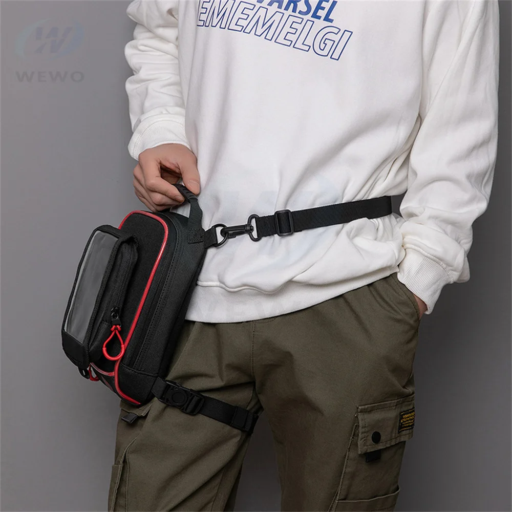 Motorcycle Tank Bags 3L Waterproof Magnetic Motorbike Oil Fuel Bag Touch Screen Mobile Phone Bag for Phone GPS Navigation Bags