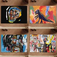 Art J-Jean-M-Michel B-Basquiat Floor Mat Bedroom Kitchen Door Bath House Super Absorbent Foot Non-slip 1