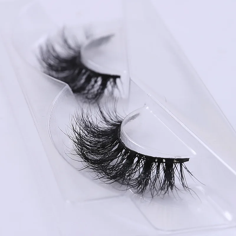 

High-end 3D Mink Hair False Eyelashes Natural Dense Lashes 1 Pair D109 Eyelash Mink Lashes Eyelash Boxes Lash Packaging