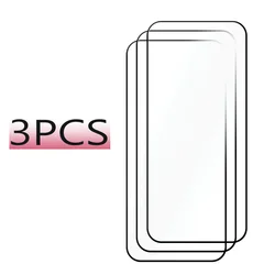 Premium 9H Full Cover Glass Screen Protector with Anti - Scratch Technology (3 Glasses)