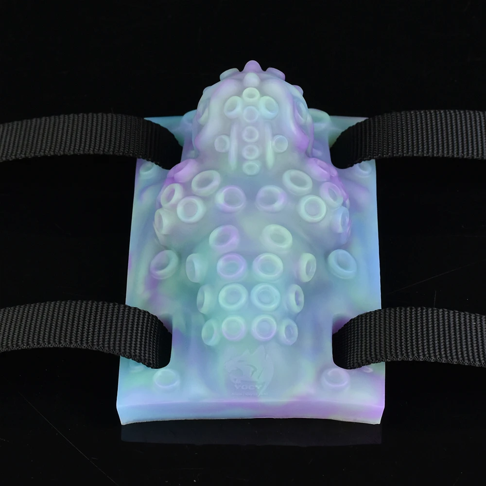 SMMQ Luminous Tentacle Grinder With Strap-on Vibrator For Female Clitoral Stimulator Foreplay Masturbation Sex Toys