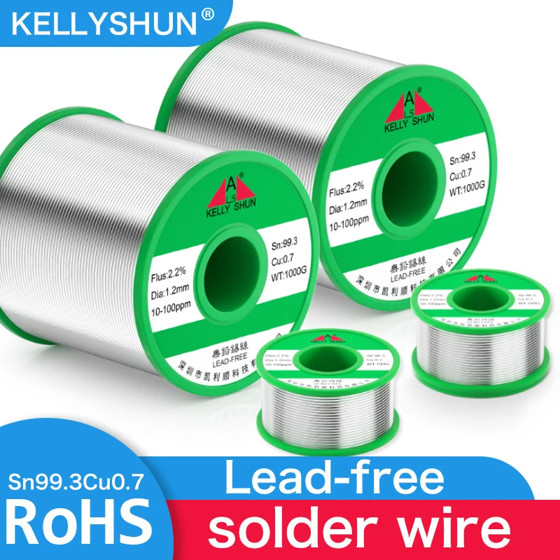 KELLYSHUN Lead Free Environmental Friendly Solder Wire Rosin Containing High Purity Maintenance Soldering Iron Solder Wire soldering wire,soldering tin wire,soldering rods,welding wires