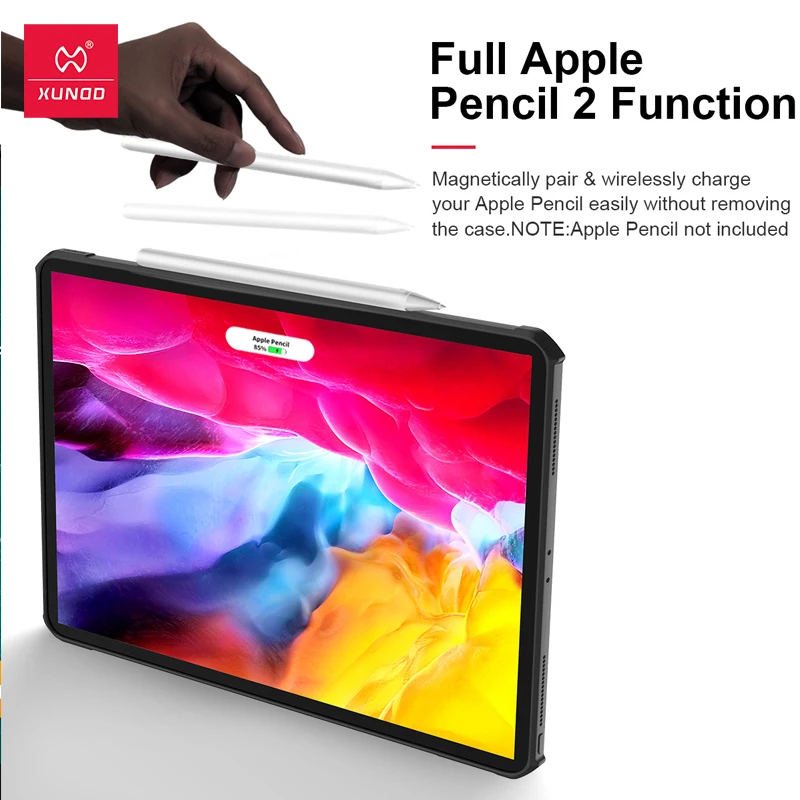 Xundd Case à Prova de Choque para Ipad Pro 12.9 2023 Luz Transparente Proteção Tablet Capa para Ipad Pro 10.2 10.9 11 12.9 2023 Case - Imagem 2