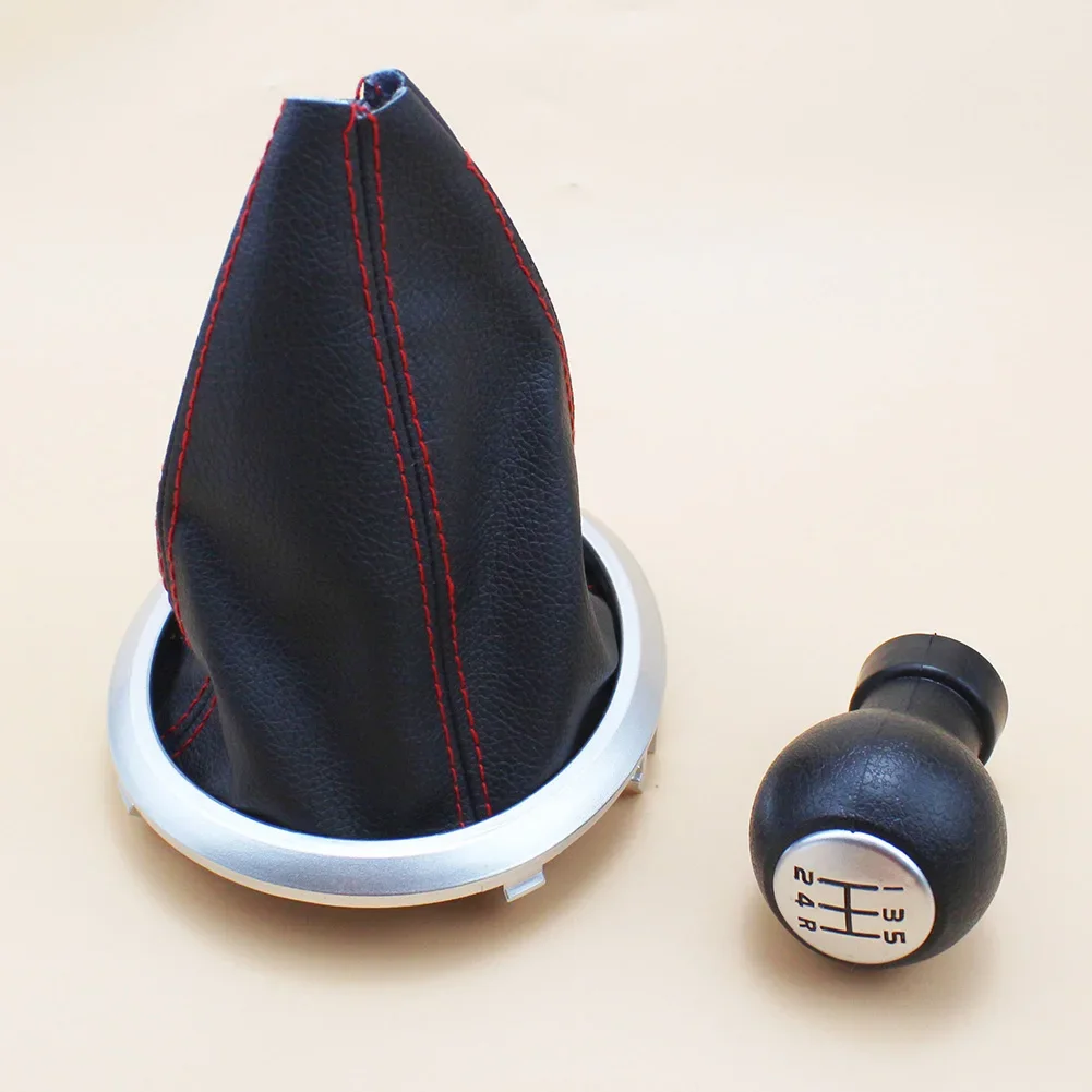 

Car Styling 5 Speed Gear Knob Head Stick Shift Boot Cover for Suzuki SX4 2007-2013