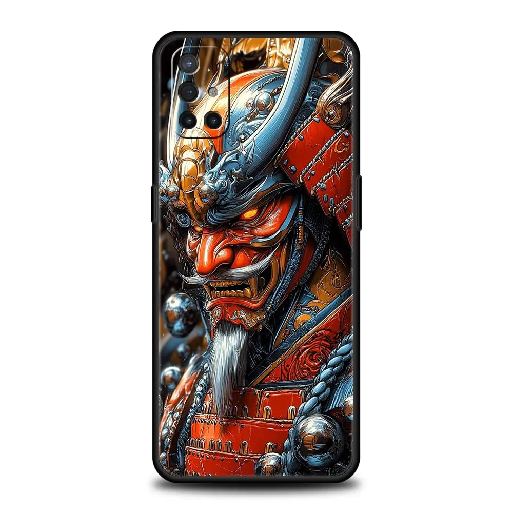 Samurai Ghost Face Phone Case - Japanese-Inspired Design Cover