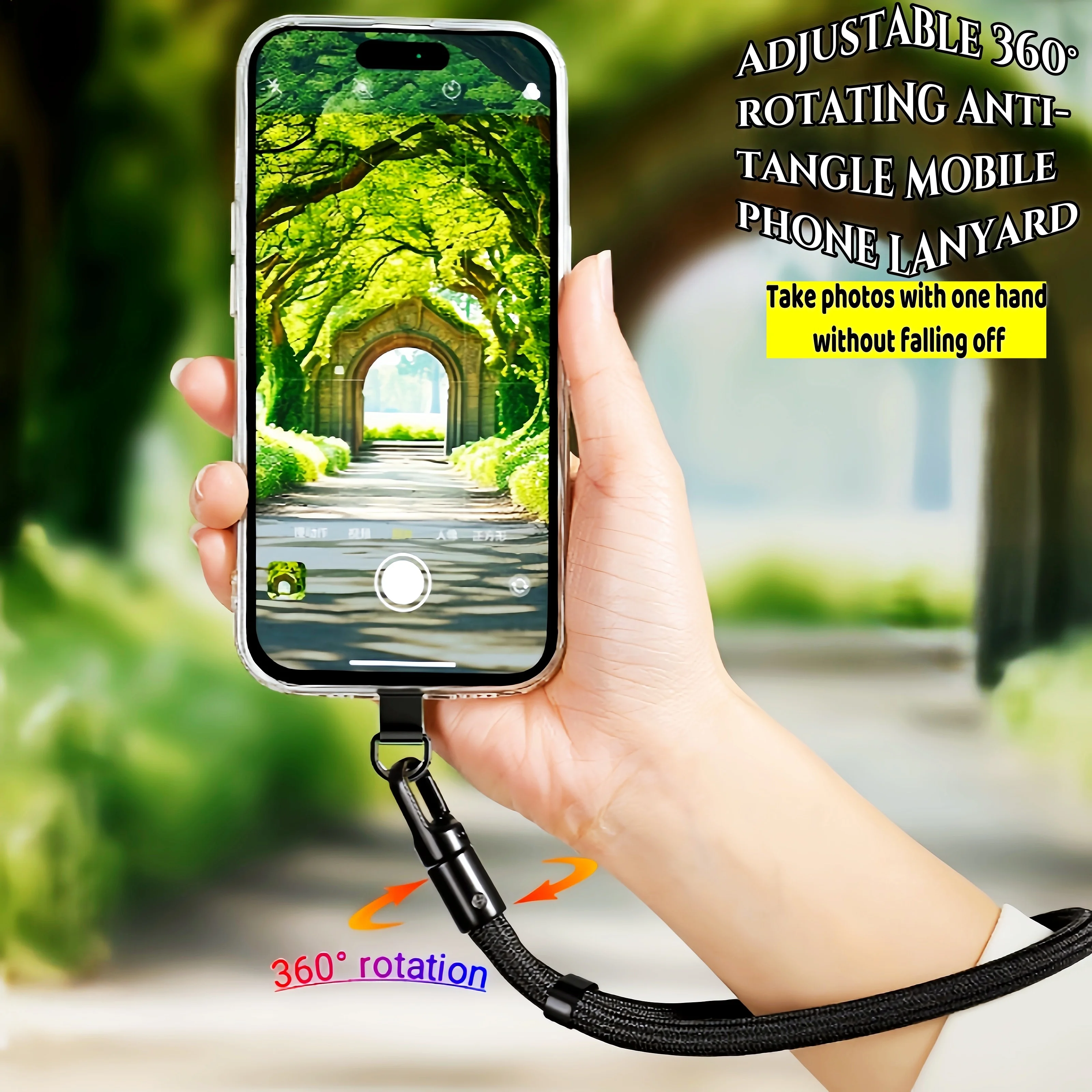Adjustable Multi-Way Phone Strap Clip Holder