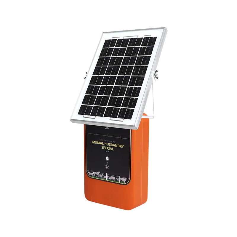 Description Picture 6 of item10KM Solar Electric Fence For Animals Fence Energizer Charger High Voltage Pulse Controller Poultry Farm Electric Fence Host