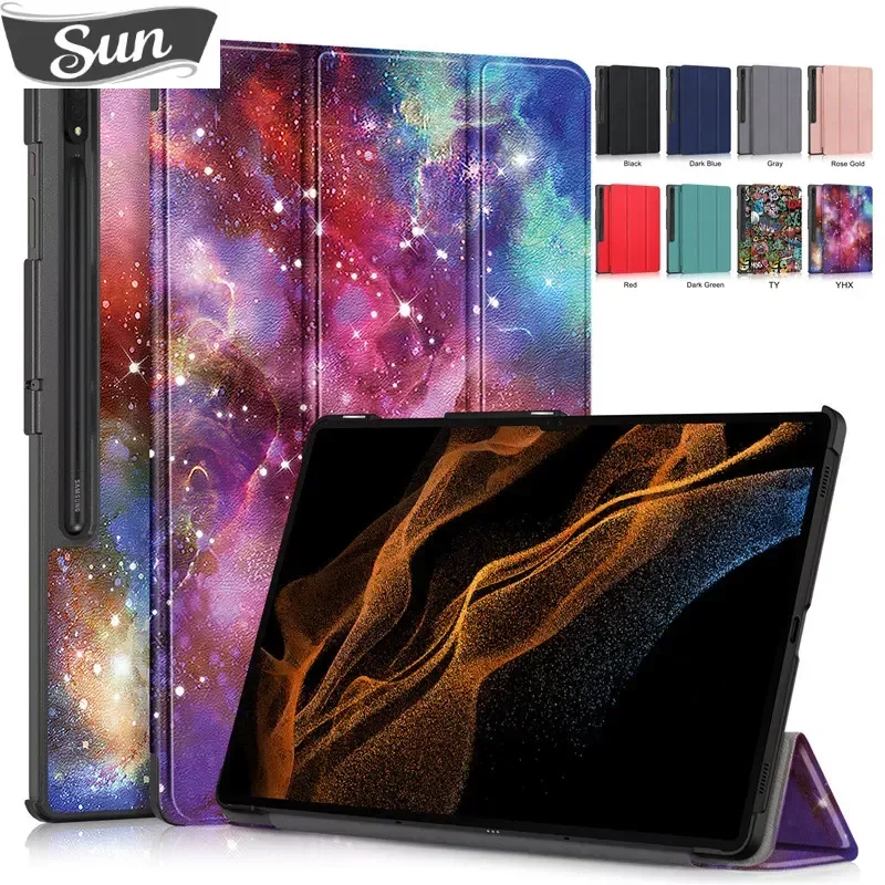 

Case For Samsung Galaxy Tab S9 Ultra 14.6 Magnetic Smart Cover For Samsung Tab S9 Ultra Tablet Case SM-X910 SM-X916B SM-X918U