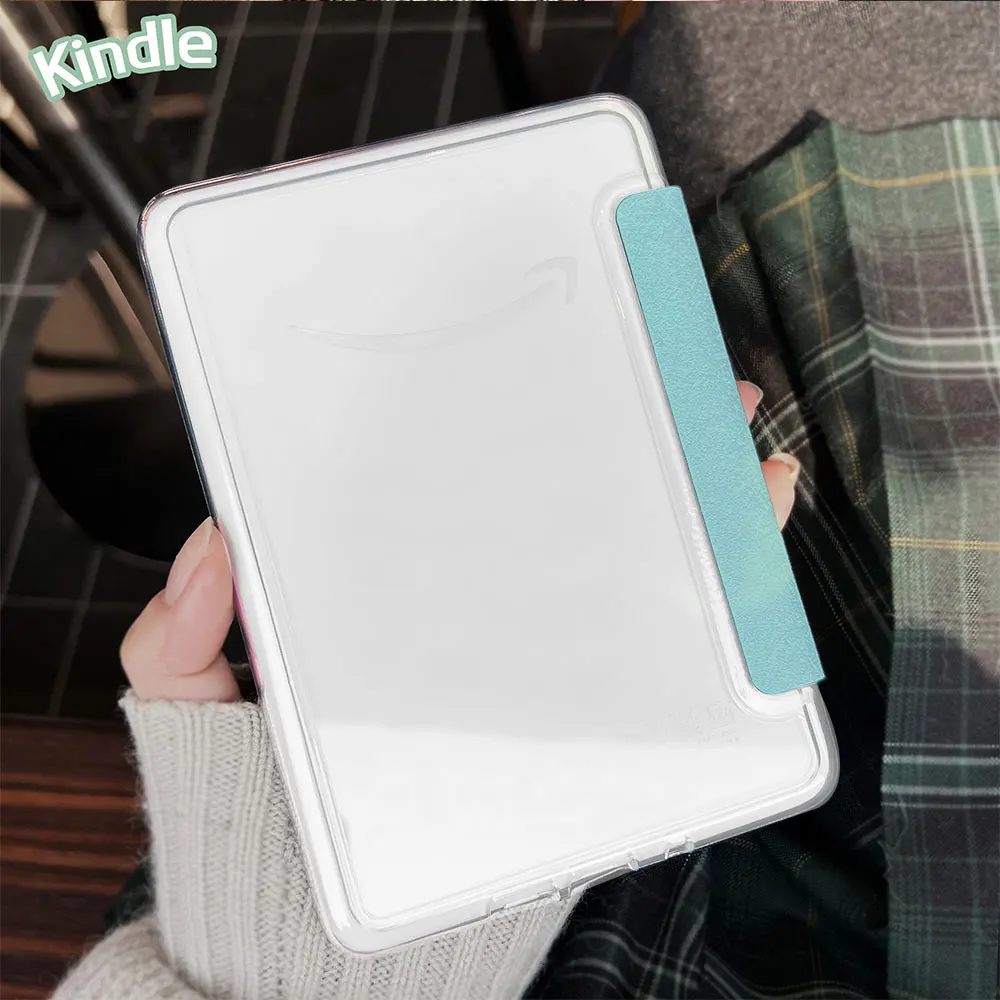 Acrylic Back Shell Kindle Case with Hand Strap