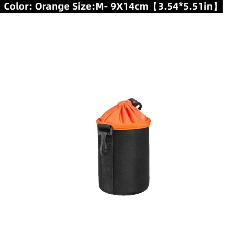 Waterproof Camera Lens Pouch Bag – Soft Drawstring Protector Case