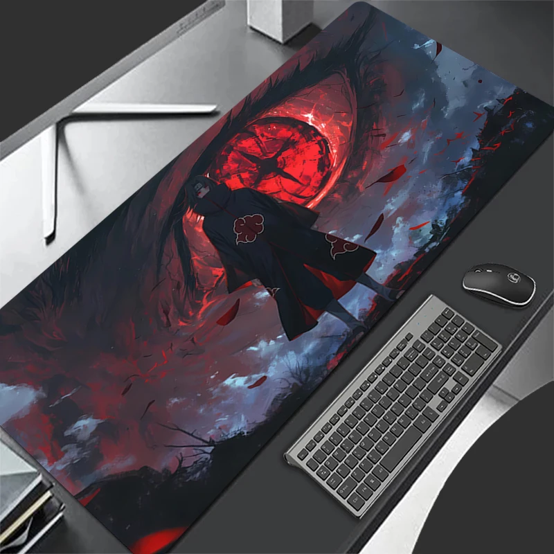 Mouse Pad Non-Slip Rubber mousepads Game player notebook computer Pad table mat PC carpet N-NARUTOS Uchiha Itachi Mousepad XXL 2
