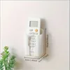 Durable plastic wall-mounted remote control bracket - TV and air conditioning remote control storage box, space-saving storage b 2