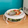 Steam Holder Microwave Tray Multi-layer Stacked Anti-deformed Easy to Clean Cooking PP Foldable Design Home Supplies 3