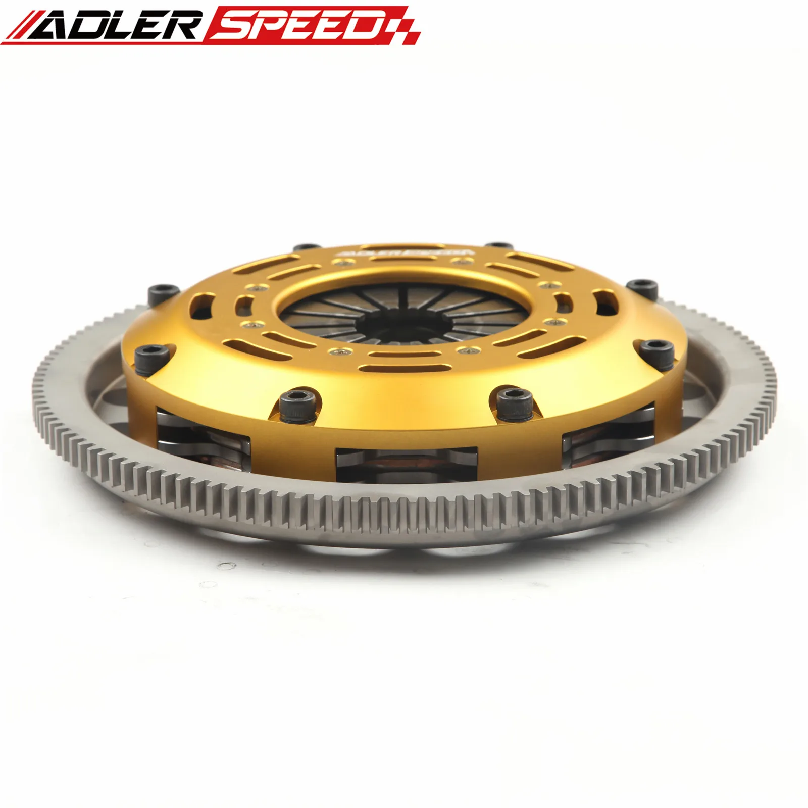 Adlerspeed Kit Frizione Twin Disc + Volano Da Corsa Per Vw Corrado Slc/Golf Gti /Jetta Gli, Gls, Glx/Passat Glx Vr6 2.8T