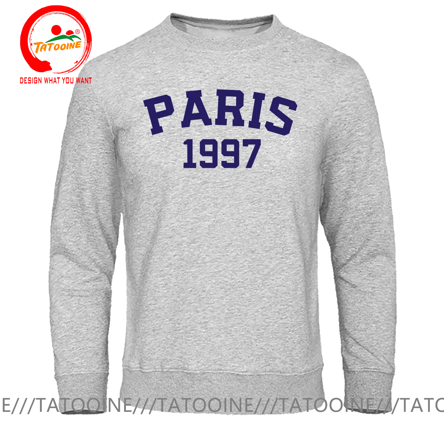 

Paris 1997 Street City Letter Sweatshirts Men Trend Fashion Sweatshirt Hoodie Spring Autumn Designer Luxury Jacket Coats Clothes