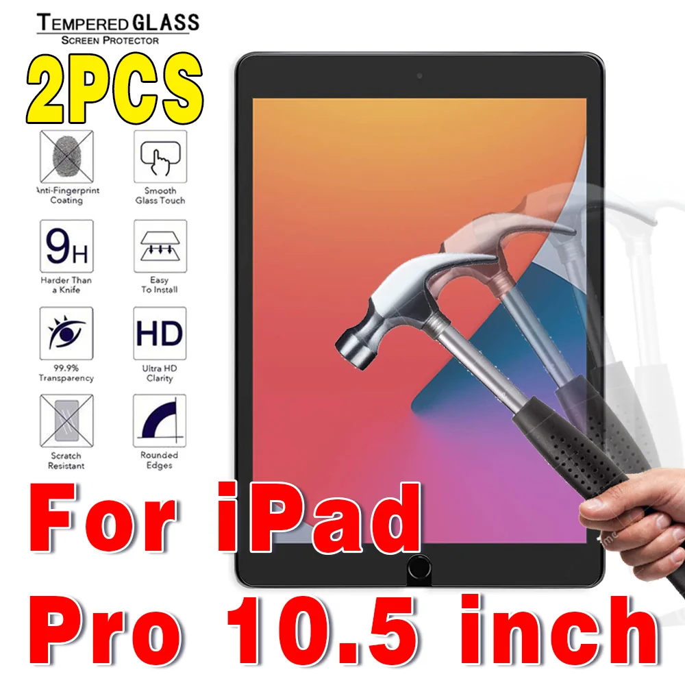 tablet cover 2Pcs Tempered Glass Screen Protector for IPad 10.2 9.7 10. 5 10.9 11 IPad 8 7 6 9 Air 4 3 2 Mini Glass IPad 2020 2019 2018 2021 capacitive stylus for android Tablet Accessories