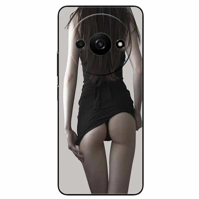 Animal Design Black Silicone Protective Case - Cool Wolf Edition