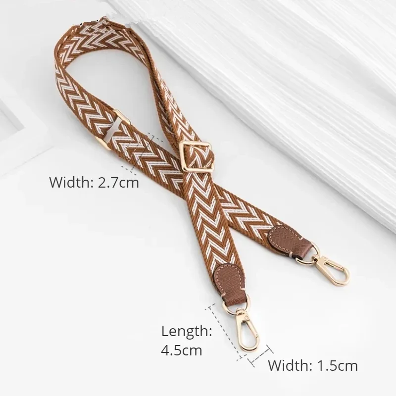 Shoulder Straps For Longchamp Short Handle Mini Bag Free Punching Adjustable Canvas Strap Buckle Set DIY Modification Accessory