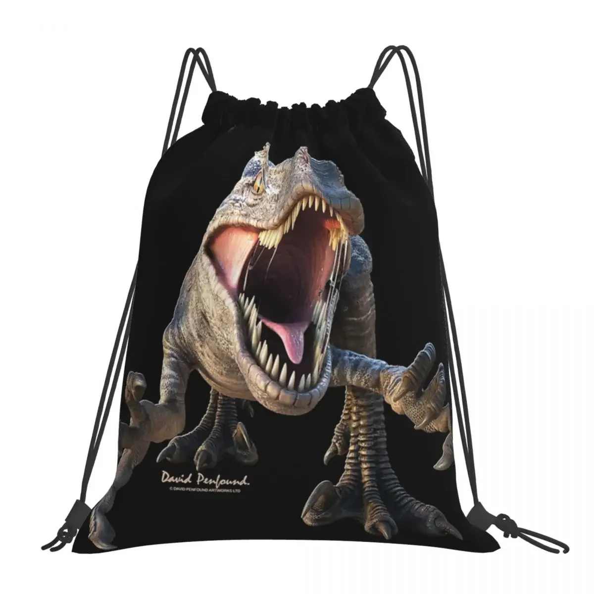 

Raptor Backpacks Casual Portable Drawstring Bags Drawstring Bundle Pocket Shoes Bag BookBag For Man Woman Students