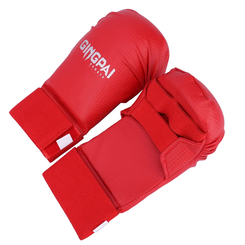 Conjunto de Karate 3 en 1 aprobado por WKF, guantes de Karate, protector de equipo de protección de pecho, espinilleras de Karate, espinilleras para niños, hombres y mujeres