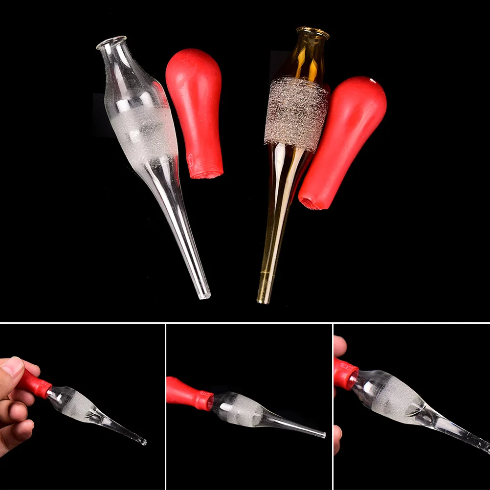 

1Pcs30ml Glass Dropper White/Brown Scale Glass Pipettes Glassware Laboratory Rubber Head Transfer Dropper With Red Rubber Cap